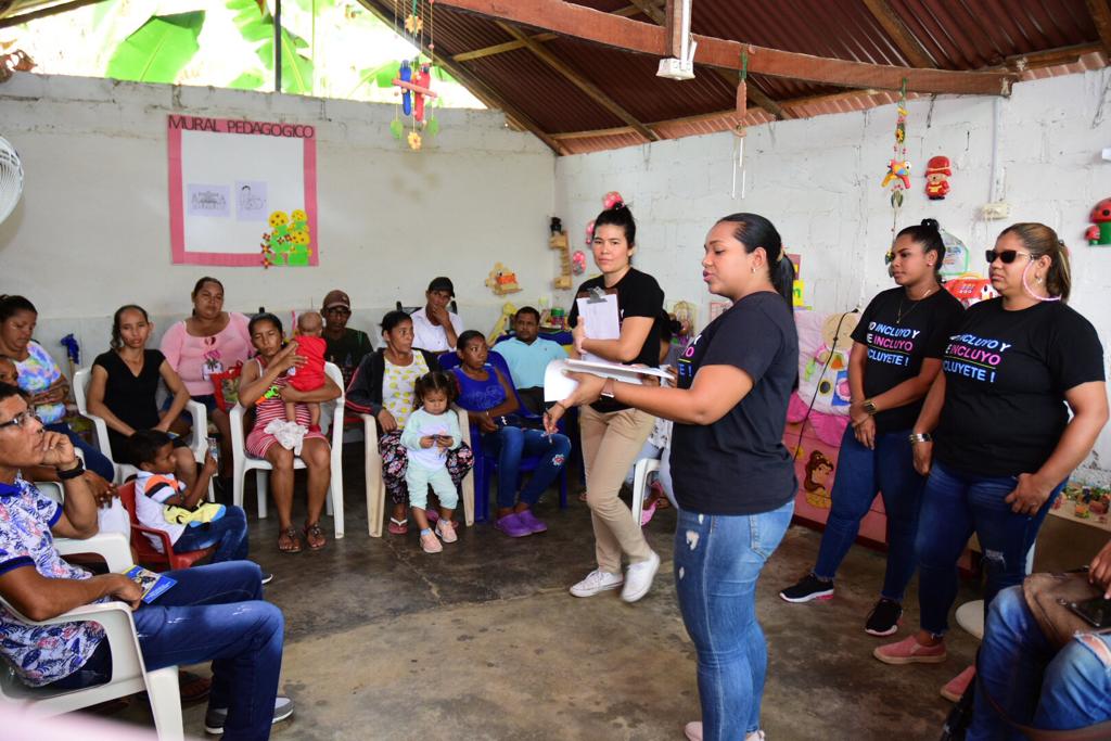 Socialización sobre la estrategia RBC en la zona rural de Ciénaga