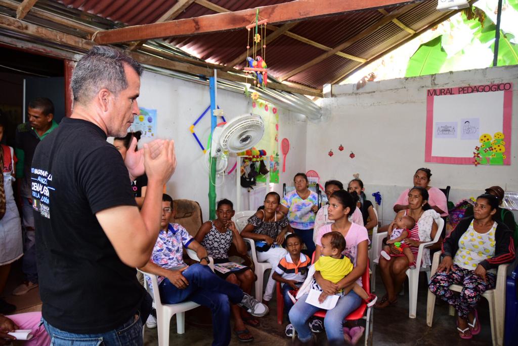Socialización sobre la estrategia RBC en la zona rural de Ciénaga