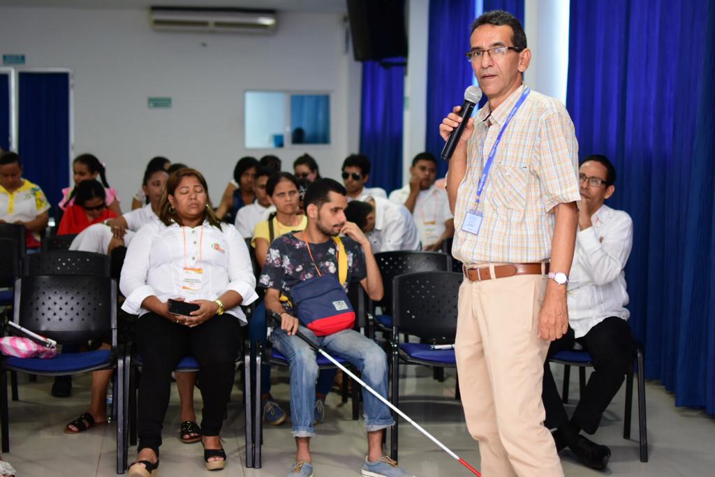 Reunión de Asociación de Personas con Discapacidad Visual de Ciénaga