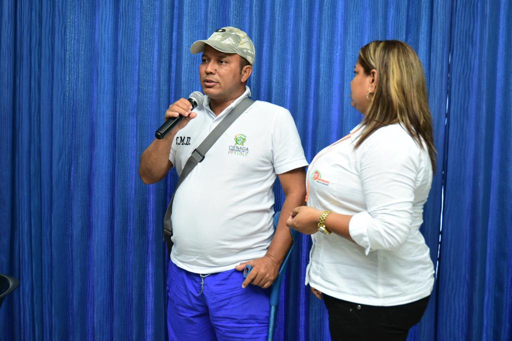 Reunión de Asociación de Personas con Discapacidad Visual de Ciénaga