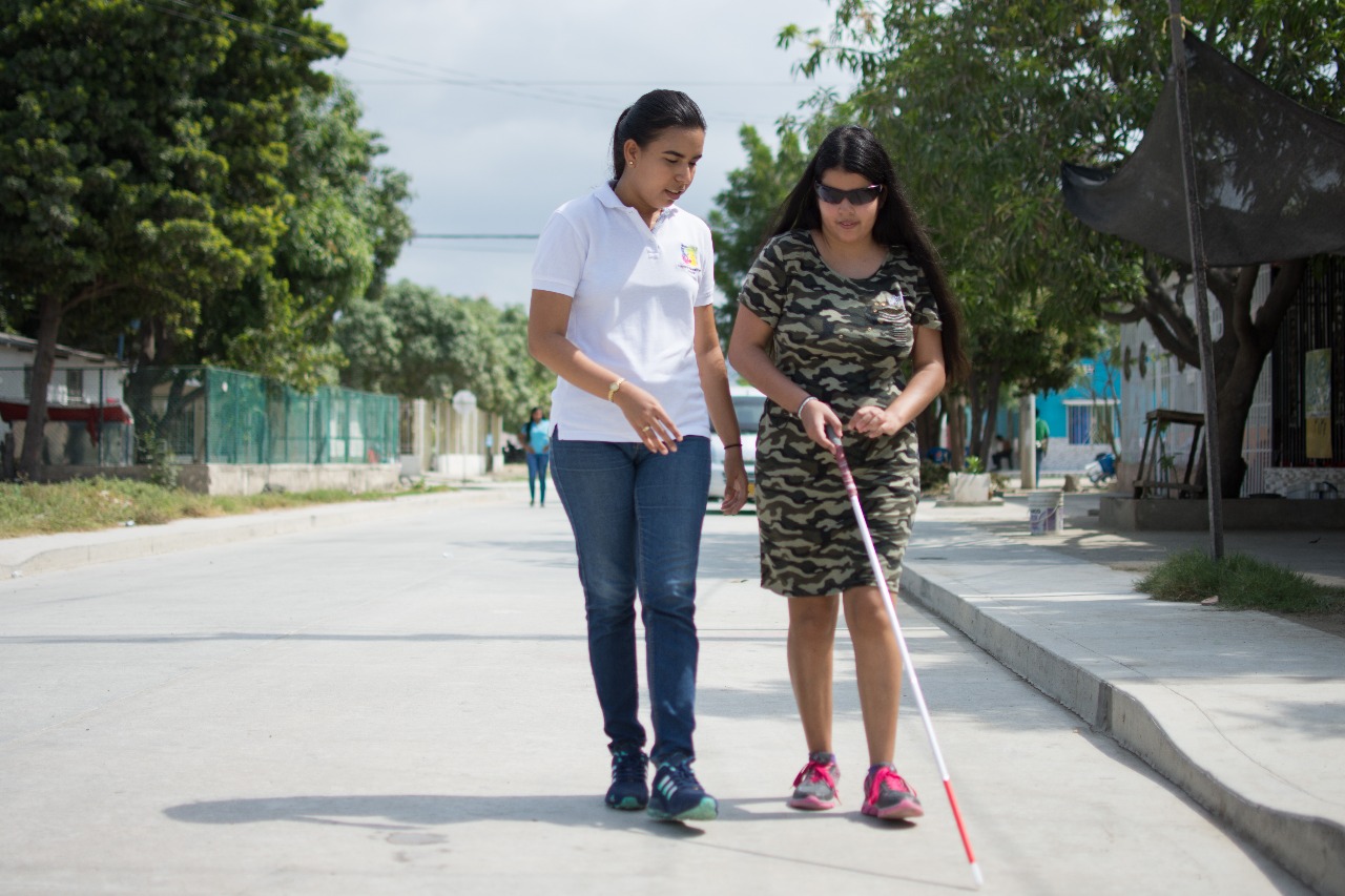 talleres de orientación, movilidad y técnicas de la vida diaria para población con discapacidad visual