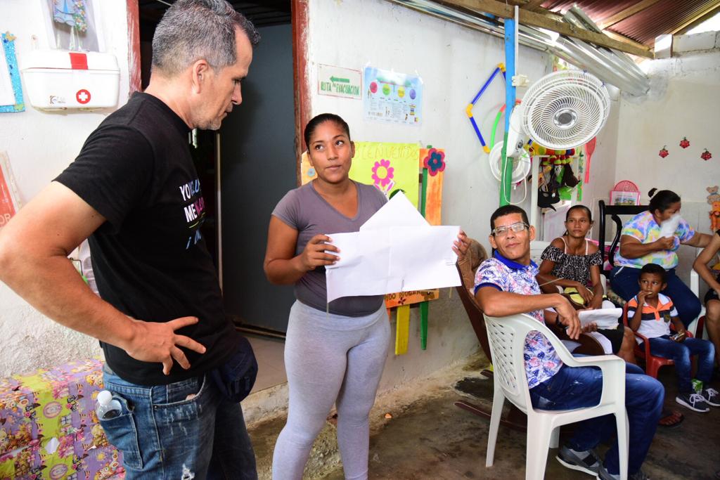 Socialización sobre la estrategia RBC en la zona rural de Ciénaga