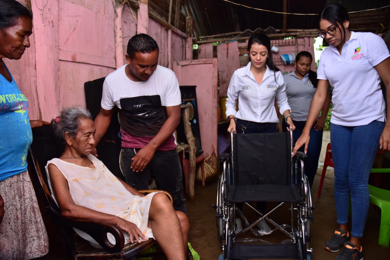Entrega de sillas de ruedas estándar