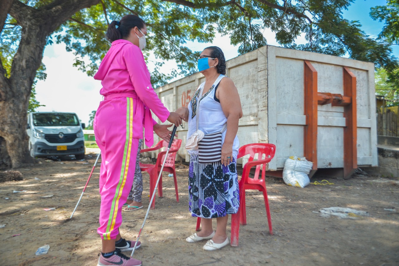 talleres de orientación, movilidad y técnicas de la vida diaria para población con discapacidad visual